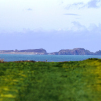 View from the land to Tory Island